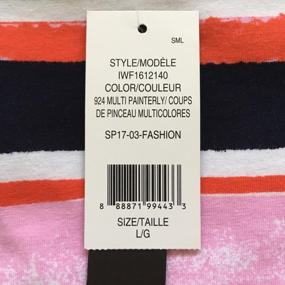 NWT multicolored Isaac Mizrahi top - Picture 8 of 8